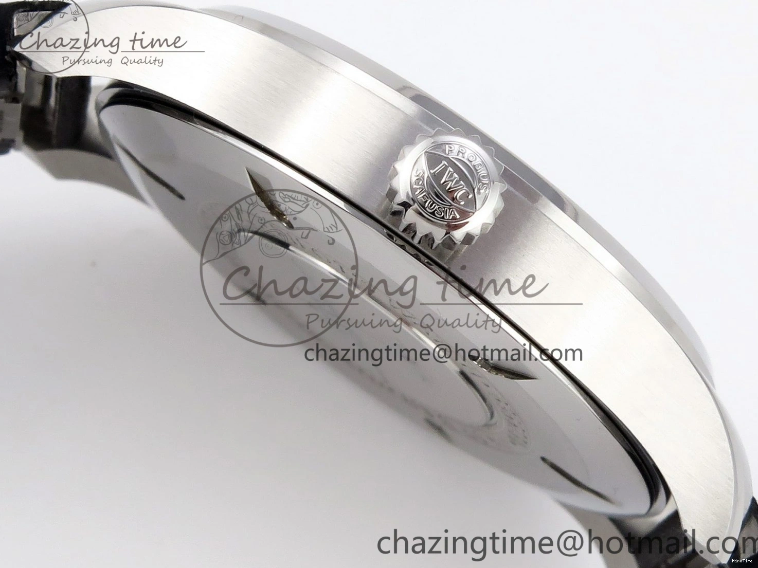 MIROTIME 0210 Pilot Mark XX IW328201 ZF 1:1 Best Edition Black Dial on Black Leather Strap A Affordable 7028